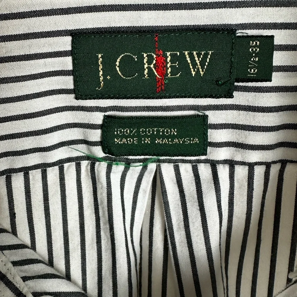 Vintage J.Crew Oarsman Button Down Shirt Striped Ivy League Preppy Casual